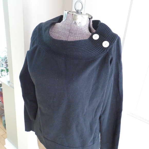 J. Jill Sweaters - J.Jill Women's 3/4 Sleeve Black Sweater Medium